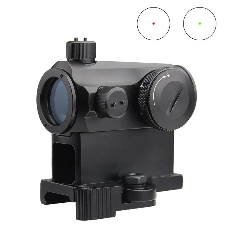 

Tactical Dot Sight Mini 1X24 T1 Rifescope Sight Illuminated Sniper Red Green Dot Sight With Quick Release Red Dot Scope