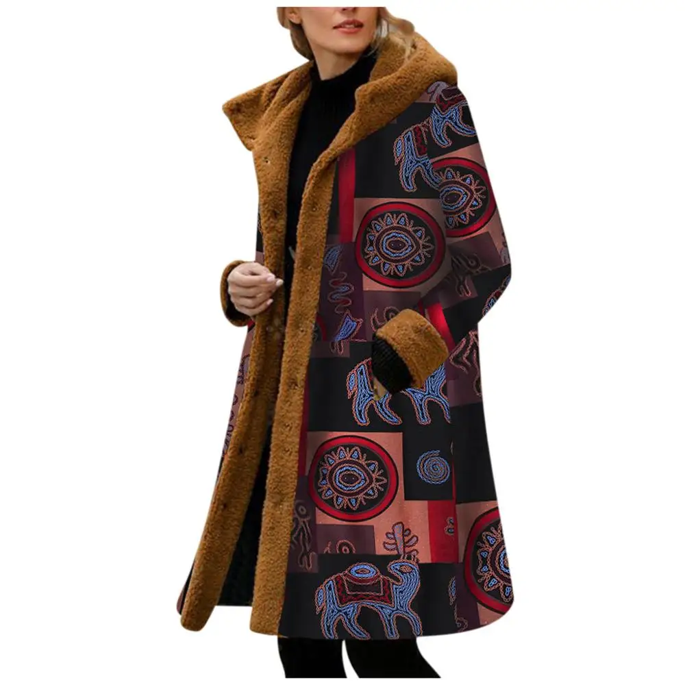Red Женские зимние куртки, большие размеры, плюш, длинный рукав, осень, тонкие парки, 4xl, 5xl размера плюс, Осеннее длинное пальто с капюшоном# J30 - Цвет: Red