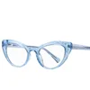 Anti Blue Light Cat Eye Reading Glasses Women Black Vintage Eyeglasses Glitter Frame Magnifying Glasses For Computer Wives +1 +6 3