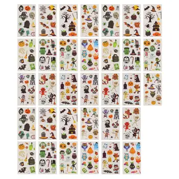 

33pcs Cartoon Stickers Children Sticker Temporary Decals for Face