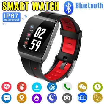 

Hot Sale Red Black X1 Smart Watch Heart Rate Monitor Step Distance Counter Waterproof Sport Smart Bracelet Smart Watch Men Women