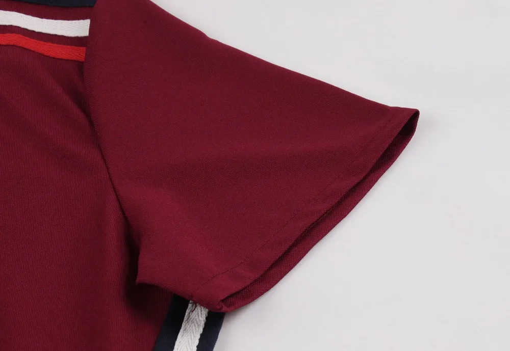 Fashion Brand Women Polo Dress T Shirt Short Sleeve Summer Elegant Dresses Patchwork Female Casual Oversized 6XL Vestidos