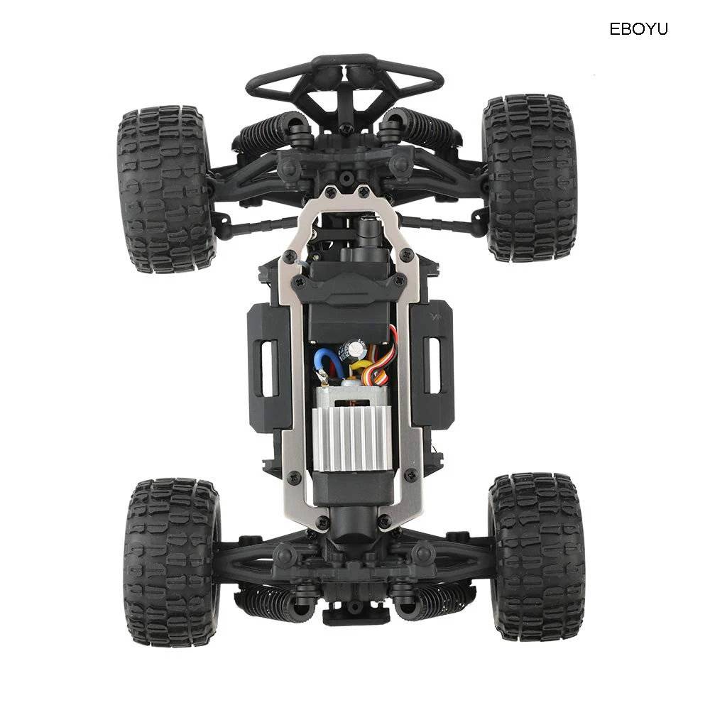 EBOYU 2138 1:24 2 4 ГГц 4WD 2CH Радиоуправляемый автомобиль Rock RC Crawler RTR внедорожный гоночный