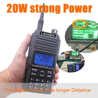 NEW LEIXEN UV-25D Walkie Talkie 20W Dual Band 136-174 & 400-470MHz Radio Long distance Amateur Radio 2