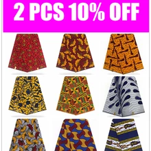 ESEWING Hollandaise воск, батик Африканский Воск печатает ткань для лоскутное Анкара ткань для платья 6 ярдов Хлопок Ткань Анкара