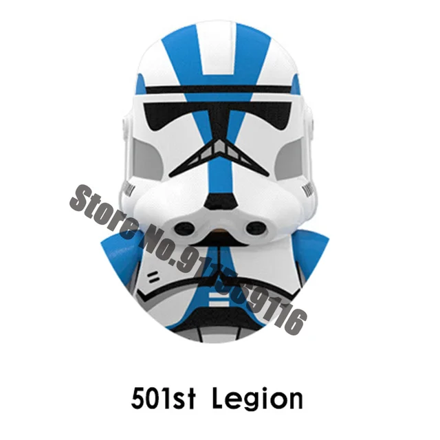 501st Clone Trooper Building Blocks Republic Commando Force 99 Hunter Crosshair Wrecker Echo Cody Rex Star Brick Figure Wars Toy D-XP268