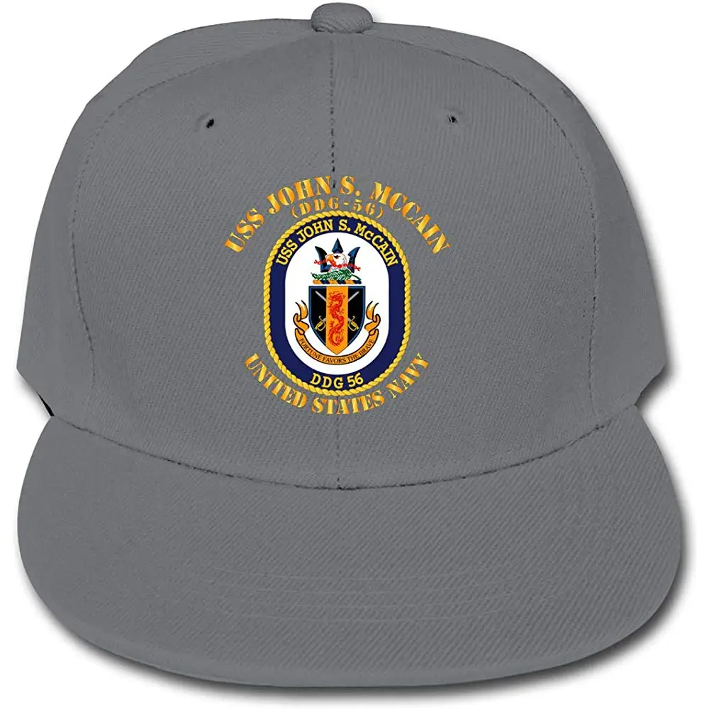 Детская бейсболка для младенцев USS John S. McCain, DDG-56, регулируемая бейсболка, солнцезащитный козырек