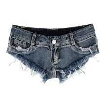 Mini shorts de cintura baixa, jeans para pole dance, tanga, shorts de bar, micro esportes, jeans, praia, casual, feminino