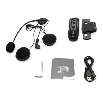 

Useful For Motorcycle Stereo Music Portable Waterproof Helmet Interphone Universal Headset FM Radio Noise Reduction Bluetooth