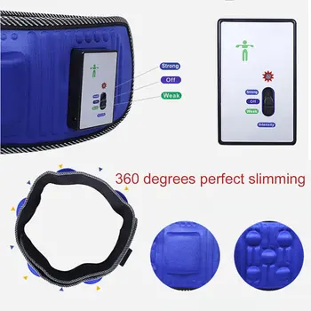 

Wireless Electric Fitness Vibrating Slimming Belt Shaking Machine Slimming Device Vibration Fat Burning Artifact