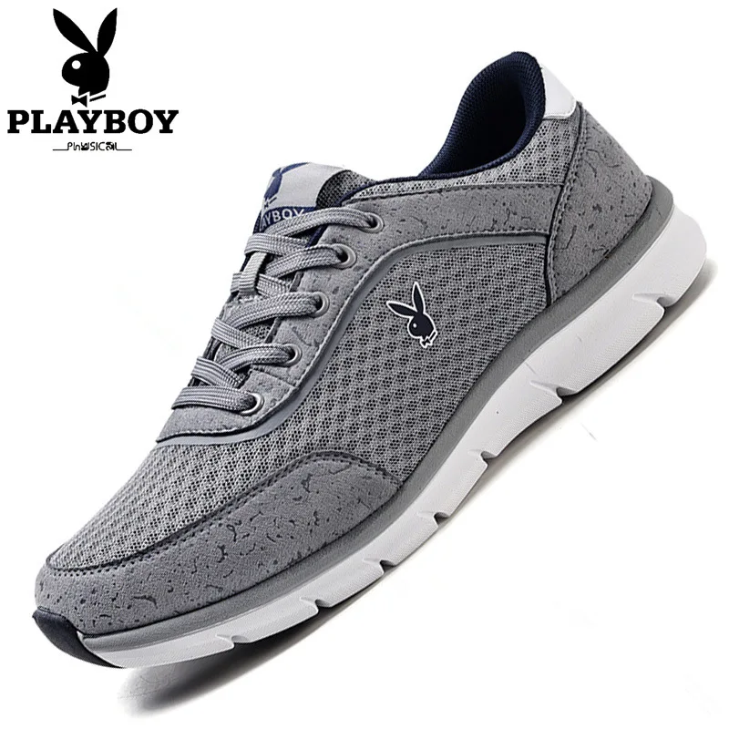 

PLAYBOY MEN'S SHOES Spring Summer Mesh Shoes Sneakers Sports Footwear Mesh Running Shoes Men's Korean-style New Style Fashion