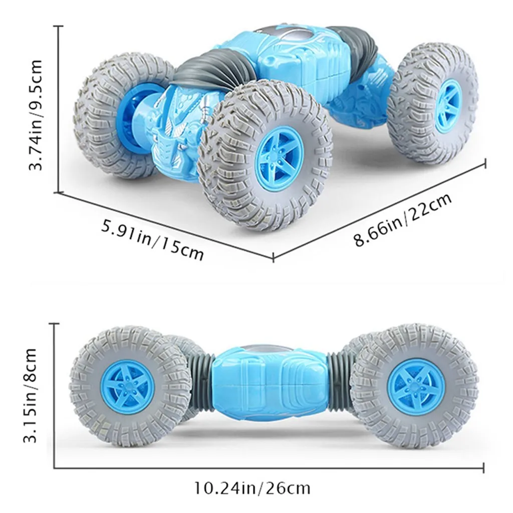 Intelligent Remote Control Car RC Off-Road Stunt Car with Double-Side 4WD Transforming Truck toys juguetes brinquedos игрушки
