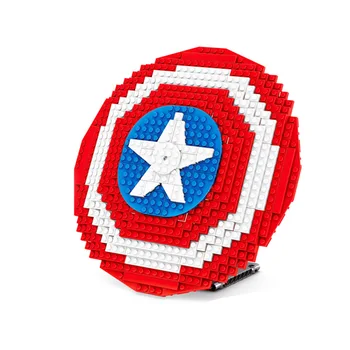 

Avengers Captain america shield Stark Jet Hydro-Man Underground Base Battle Hammer Storm Thanos Building Blocks Bricks Boy Toy