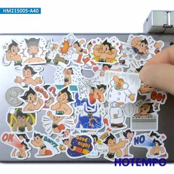 40 pièces drôle Anime Robot garçon dessin animé mignon Mini journal autocollant pour enfants jouets Scrapbook cahier papeterie téléphone ordinateur portable tasse autocollant 
