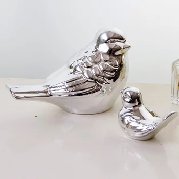 

Large / Small Ceramic Bird Figurine Garden Bird Statue Decor Bird Art Bird Outdoor Garden Figurine