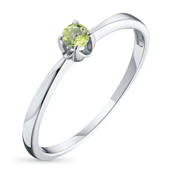 

Ring silver chrysolite e0611kts04200046