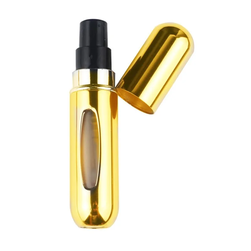 HLYHTHT005-10 Fashion Mini Refillable Perfume Bottle Canned Air Spray Bottom Pump Perfume Atomization for Travel 5ml Travel needs - Цвет: HLYHTHT005-10