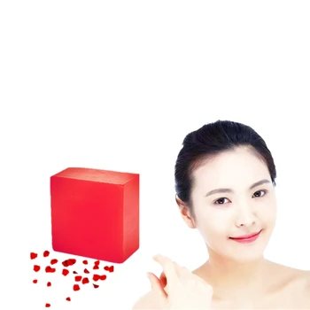 

Rose Pimples Pore Refining Soaps Anti-scar Handmade Rose Soap Balance Skin PH Lifting Firming Plant Fragrance Bathing Soap 1Pcs