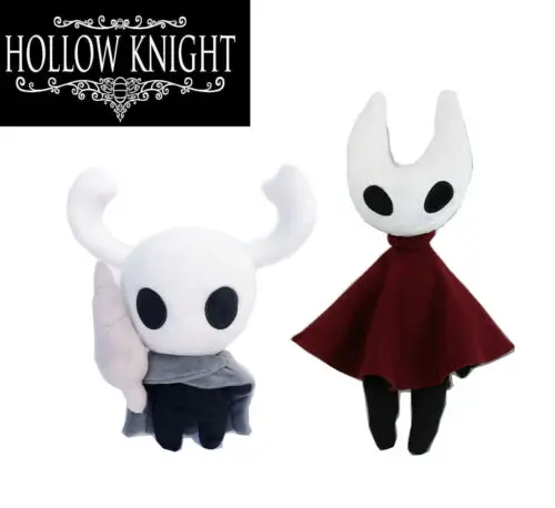 

FGHGF 30CM Hollow Knight White Plush Doll Silksong Hornet Ghost Stuffed Toy Kid Xmas Gift
