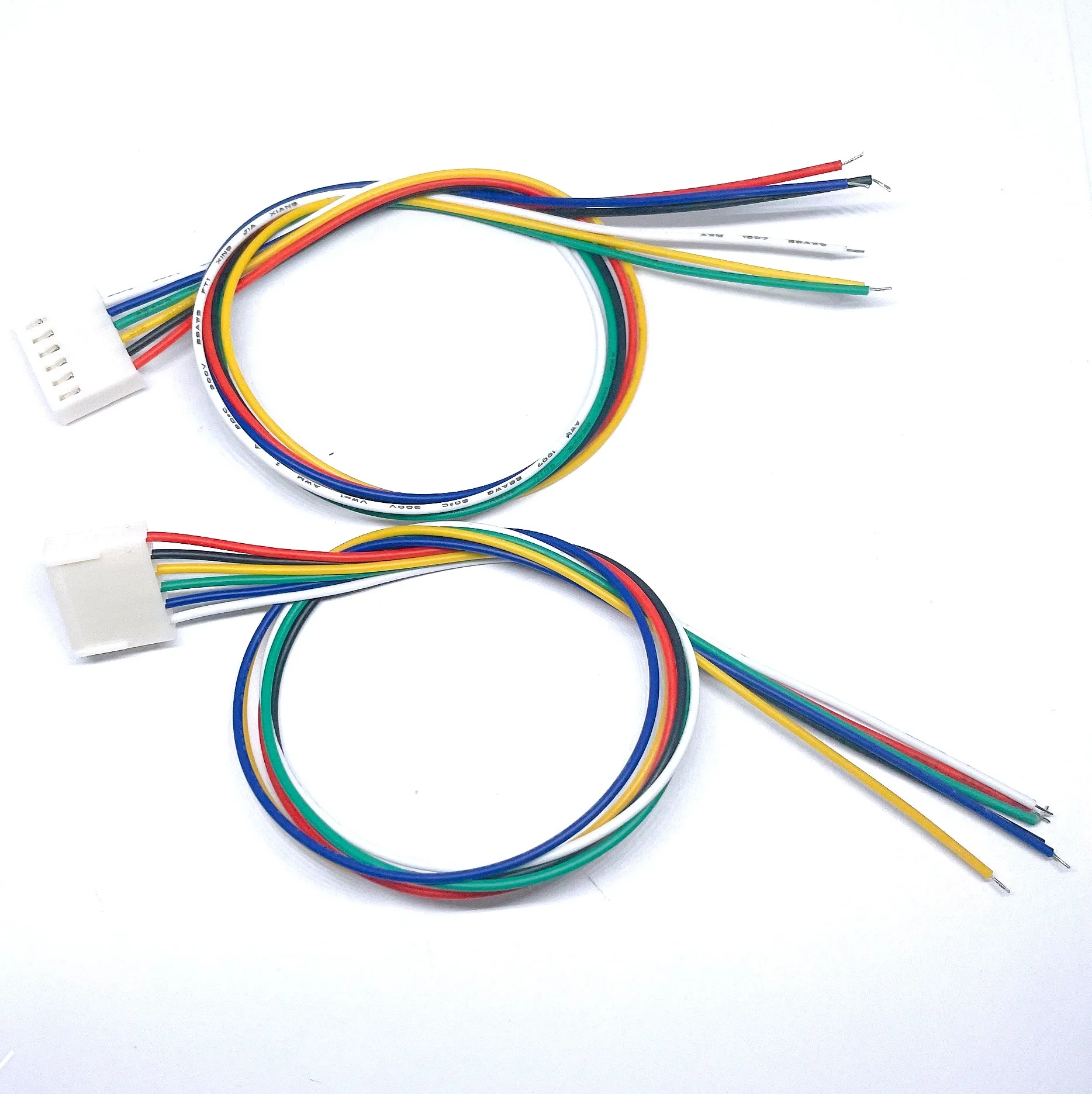 

100 шт., 5-контактный 6-контактный гнездовой разъем 2510 2,54 мм с кабелем 26AWG 300 мм