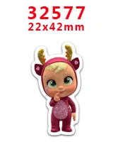 PR32577 30 шт мультяшный персонаж плоское украшение из смолы PR 30413 - Цвет: PR32577