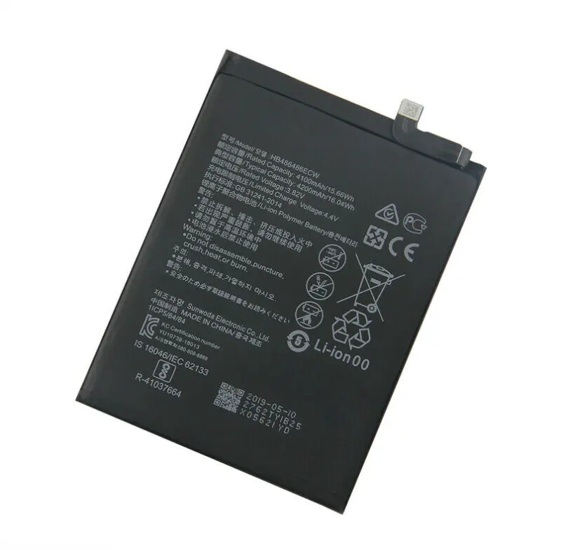 5PCS 10 шт./лот 3,82 в 4200 мАч HB486486ECW для huawei P30 Pro mate 20 Pro(UD)/LYA-L09/LYA-L0C/LYA-L29/LYA-AL00/LYA-AL10 - Color: 5PCS