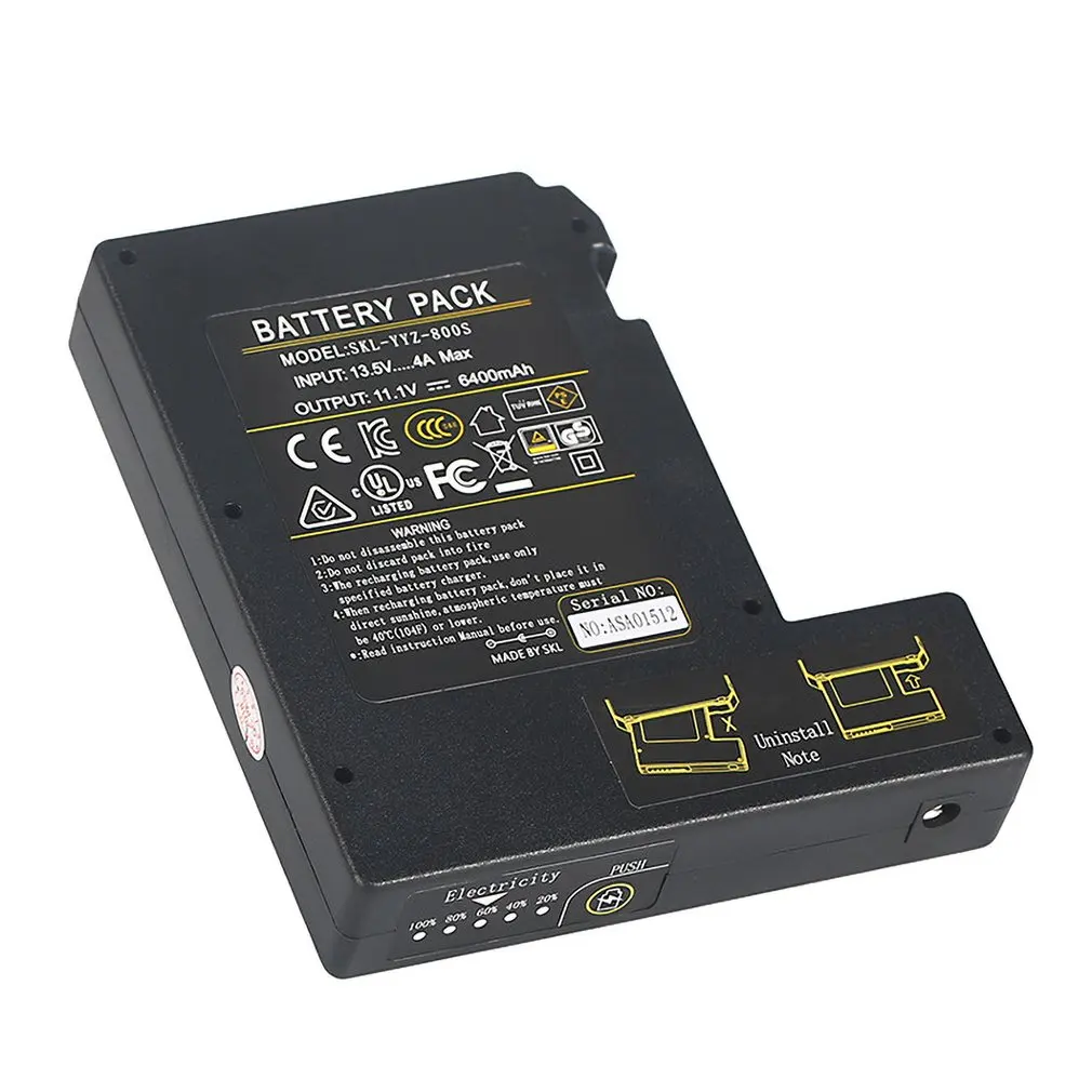 

Portable Fiber Fusion Splicer Battery FS-60E Melt Fiber Machine Hot Melt Machine Battery 6400mAh Large Capacity Supplier Sale
