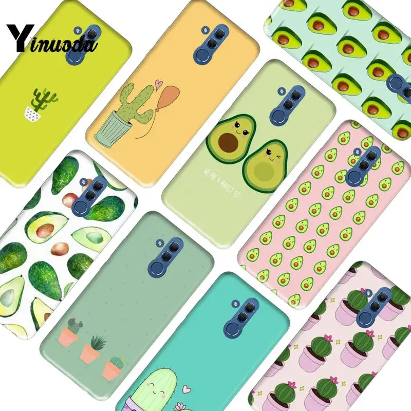Милый мягкий чехол для телефона Yinuoda с авокадо КАКТУСОМ сердцем на заказ HuaWei P20 40 30