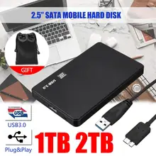 2,5 Мобильный жесткий диск USB3.0 SATA3.0 от 1 до 2 HDD disco duro externo внешний жесткий диск s для ноутбука/Mac/Xb