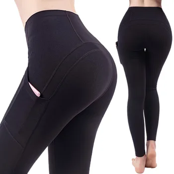 

Europe and America New Style Large Size Buttock Lifting Yoga Pants Female Elasticity Quick-Drying High-waisted Fitness Skinny Pa