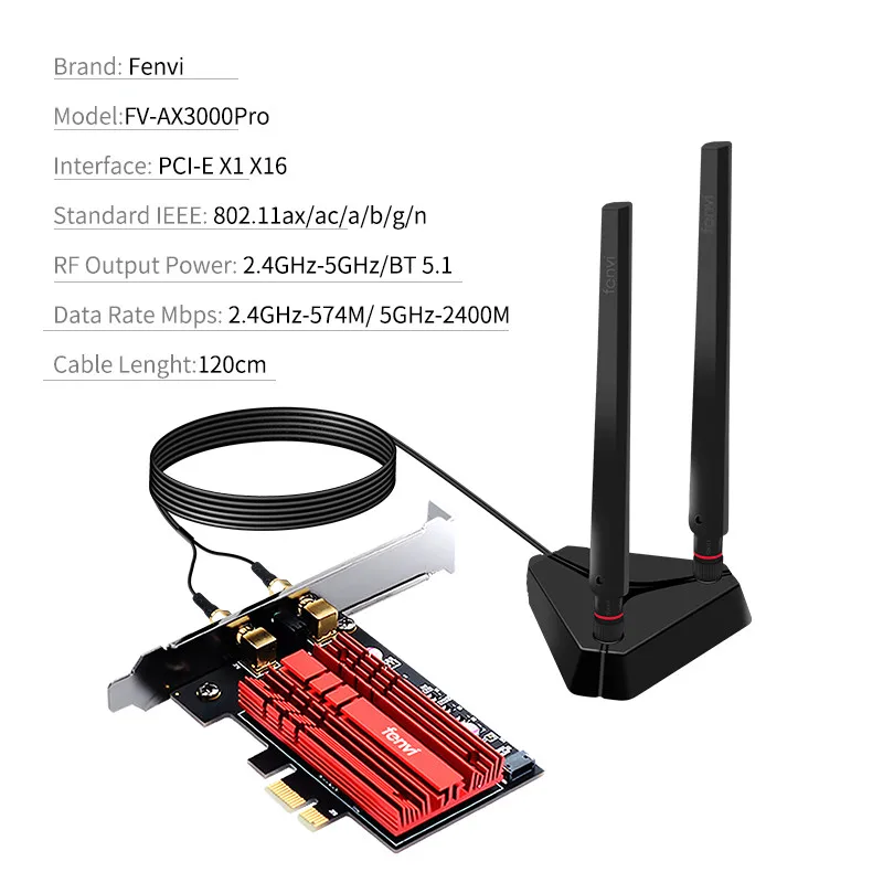 3000 Мбит/с Wifi 6 Intel AX200 PCIe беспроводной адаптер двухдиапазонный 802.11ac/ax Bluetooth 5 0 AX200NGW Wi