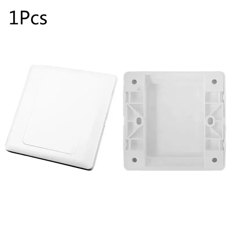 Socket Protective Cover Electrical Sockets Electrical Power Socket Electric Wall Switch Socket Blank Cover Panel ABS Outlet Plate Bezel Tool 86x86mm L69A