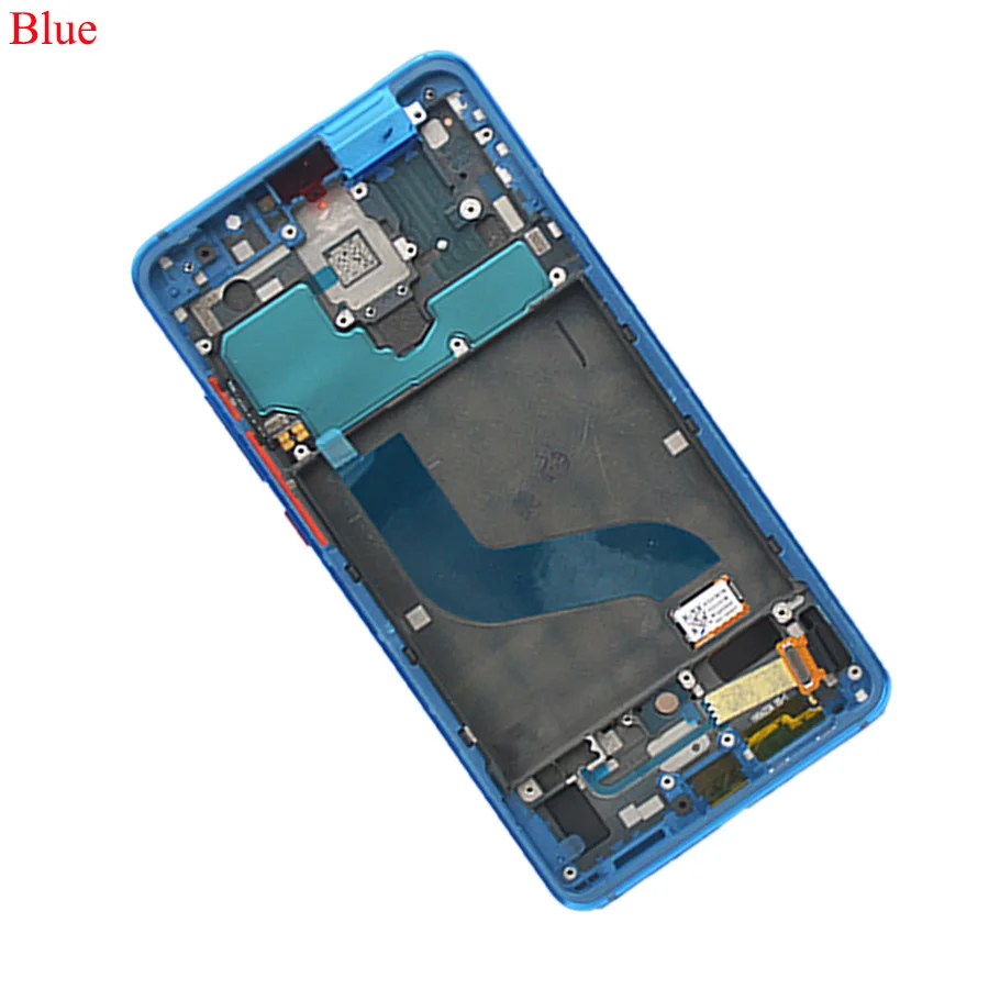 Blue Передняя рамка для Xiaomi mi 9T Red mi K20 Pro mi ddle рамка mi d Корпус Лицевая панель шасси для Xiaomi mi 9T Pro передняя рамка - Цвет: Blue