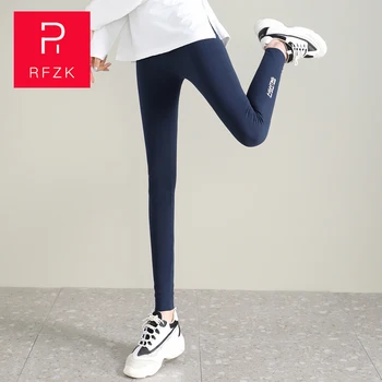 

RFZK 2020 Women's Sports Pants Seamless Leggings Women Fitness Tummy Control Pants Tracksuit Active Wear gym leggings pants blue