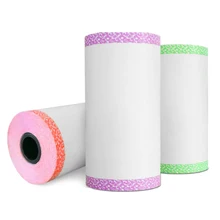 

Multicolor Photo Paper Mini Printable Sticker Roll Thermal Printers Clear Printing Smudge-Proof Portable Copy Multipurpose Paper