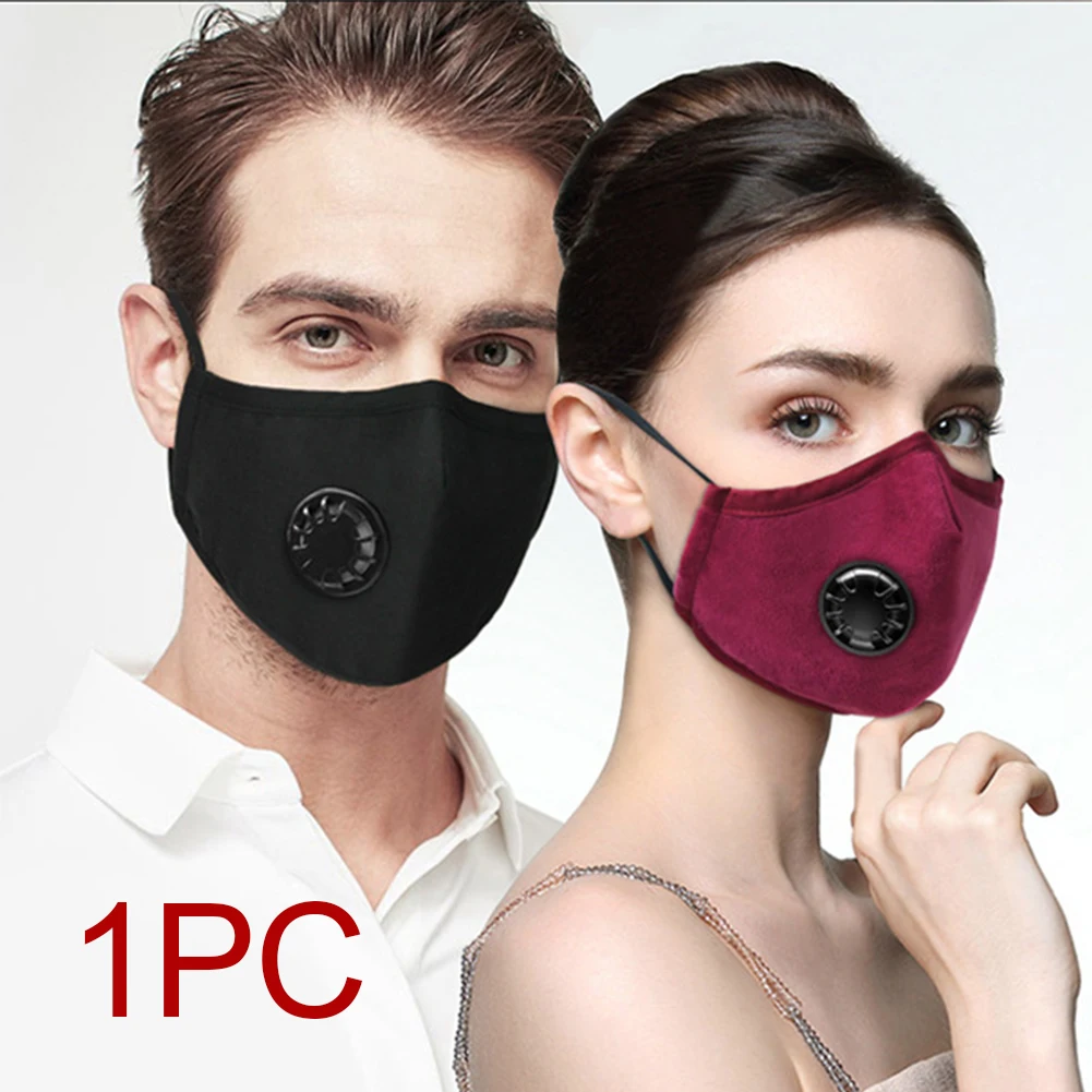 Многоразовые дышащий Анти-туман рот-муфельная печь фильтра с активированным углем маска для лица-респиратор хлопок дыхание PM2.5