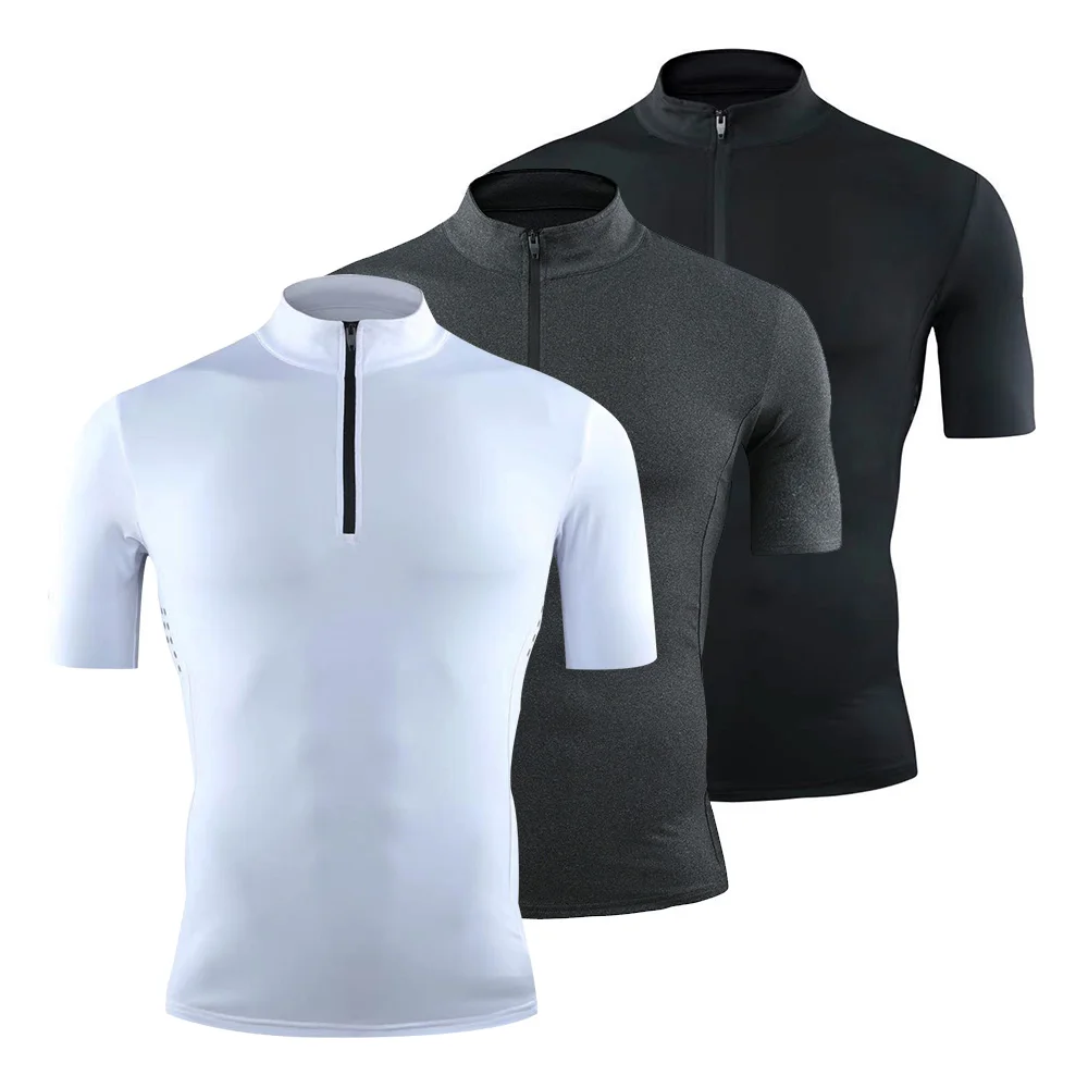 

Футболка мужская компрессионная быстросохнущая, Спортивная майка для тренировок на открытом воздухе, майка дышащая, красная одежда для тренажерного зала, лето