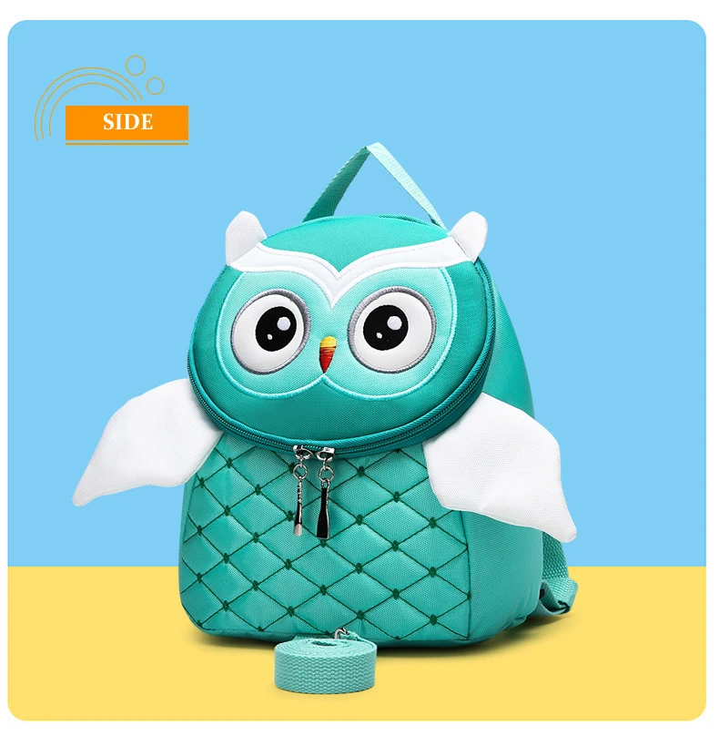 3DCute с узором в виде совы для детей хлопковая сумка для детей пижамы для мальчиков и девочек, детская одежда для сна, рюкзaк мyльтяшный нa школьная сумка анти-потерянный детский сад Рюкзаки Высокое качество Mochila