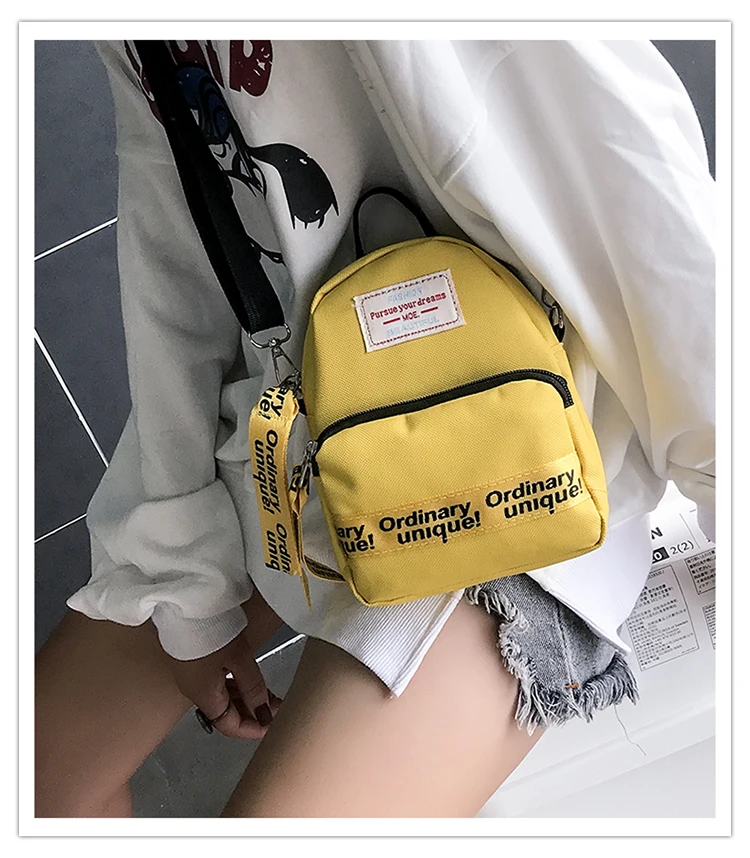 Qiaoduo мини сумки через плечо нейлоновый повседневный уличный мягкий кошелек для
