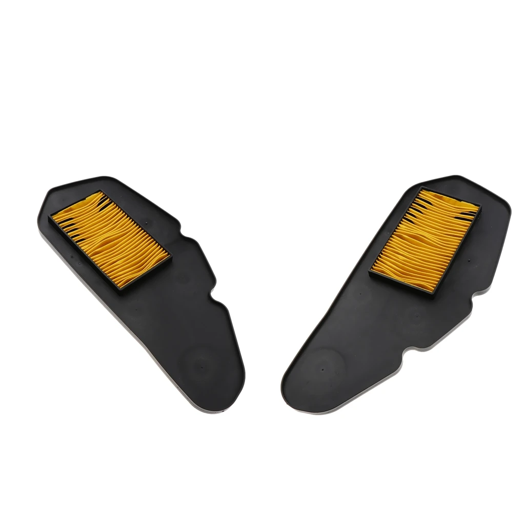 

2x Yellow Motorcycle Air Filter Intake Cleaner for Honda PCX 150