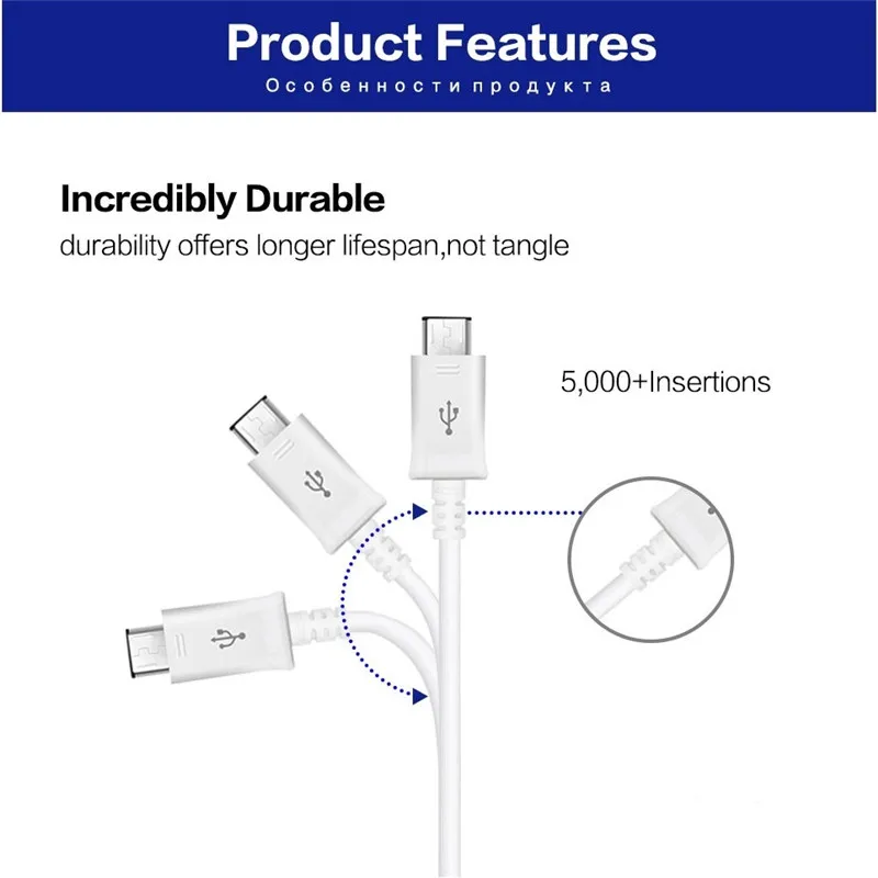 5v 3a usb c Original Samsung Fast Charger QC 3.0 charge adapter Usb cable For Galaxy M21 A10 J3 J5 j7 A3 A5 A7 2016 Note 2 4 5 S4 S6 S7 EDGE 65w usb c charger