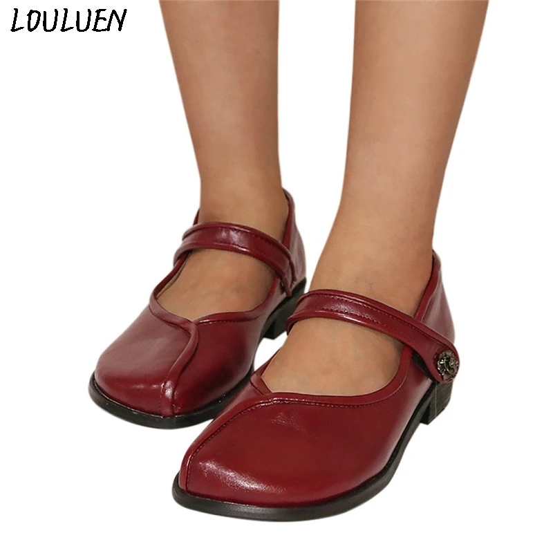 LOULUEN/; босоножки; женская обувь на плоской подошве с круглым носком; удобные повседневные тонкие босоножки на толстой подошве в римском стиле; Zapatos De Mujer;#0906