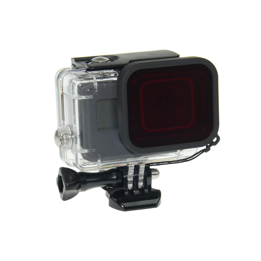 Камера Дайвинг фильтр подводный чехол Корпус погружения Filtors для GO216 GOPRO 5 для Go Pro Аксессуары для камеры красный фильтр