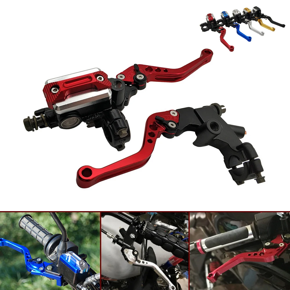 Motorcycle Cnc Brake Clutch Pump Lever Hydraulic Master Cylinder 7/8