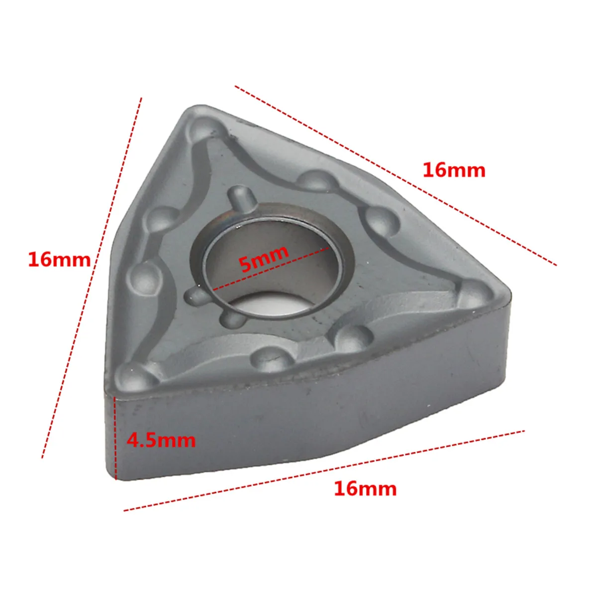 10PCS WNMG080408 Carbide Inserts External Turning Tool WNMG080408 Lathe Tools Milling Cutter CNC Tool