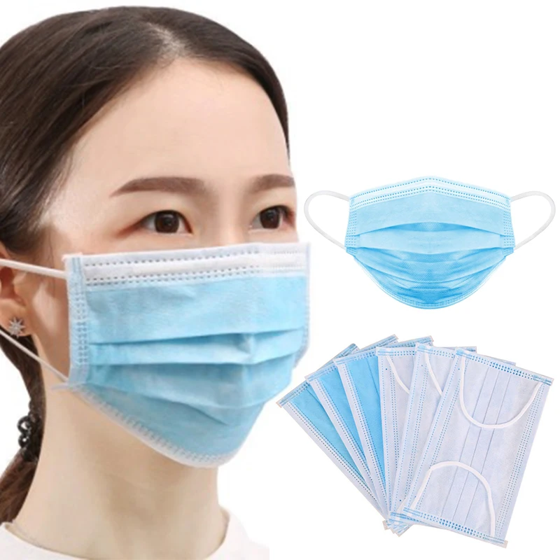

Mouth Mask 50PC Health Care Random Color Anti Dust Mask Mouth-muffle Bacteria Proof Flu Face Masks Filter Anti Virus