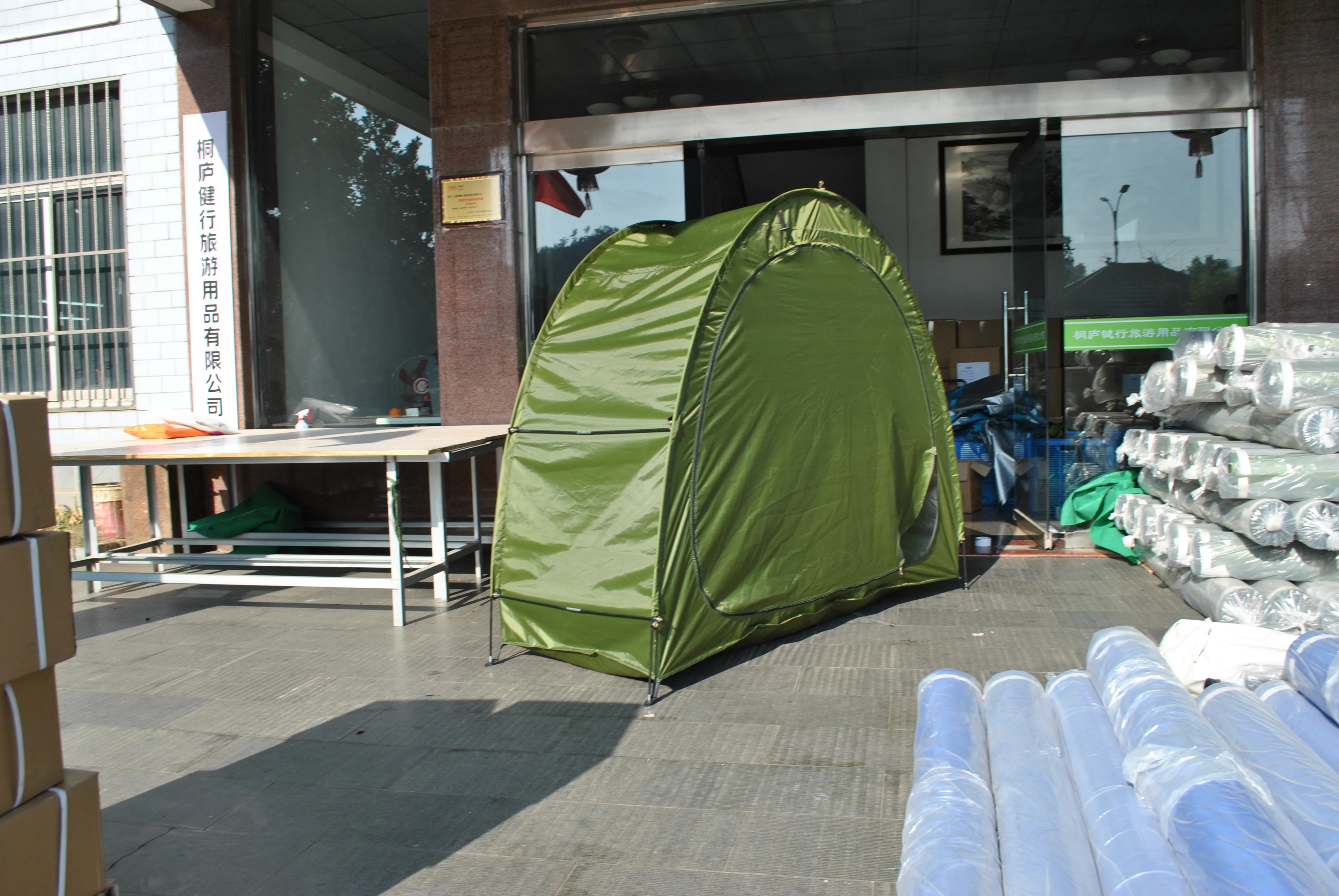 Jadeshay Couverture de Rangement de Jardin de Tente de Remise de Bicyclette de Tente de vélo pour la randonnée de Camping darrière-Cour en Plein air 