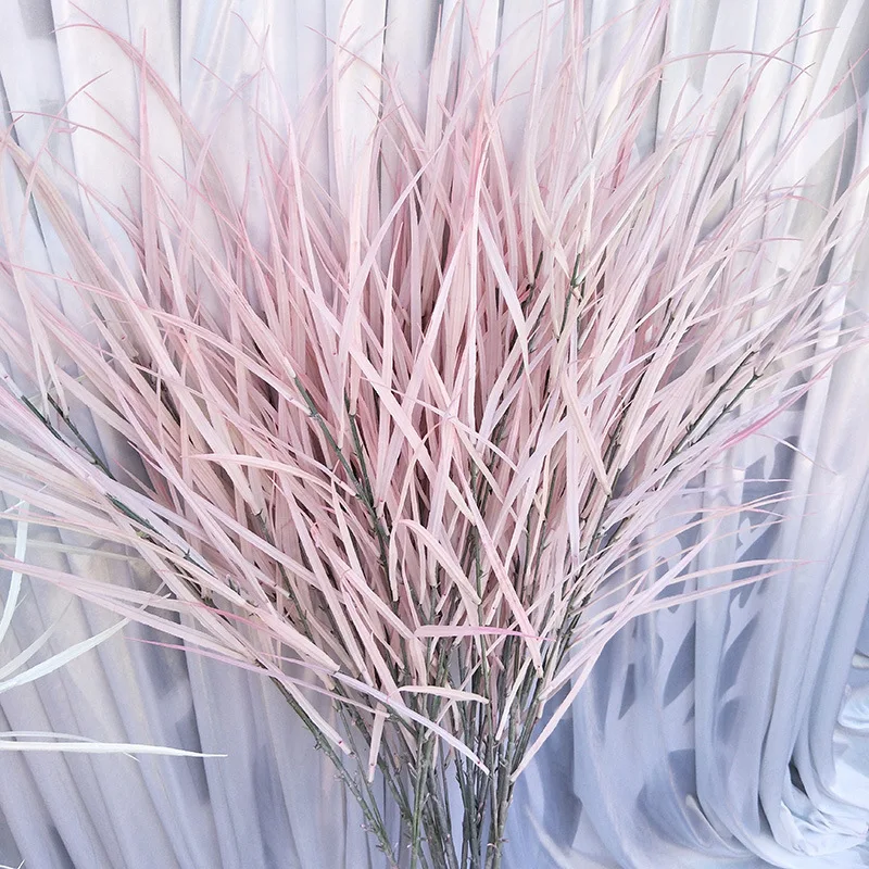 

125cm Long Branch Simulation Autumn Reed Grass Plastic Artificial Plant Home Living Room Ornaments DIY Wedding Layout Decoration