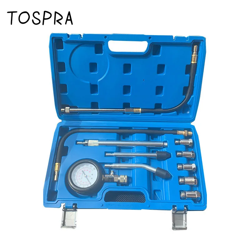

Professional AUTO TOOLS Petrol Gasoline Engine Cylinder Compression Tester Kit Cylinder Tester With M10 M12 M14 M16 M18