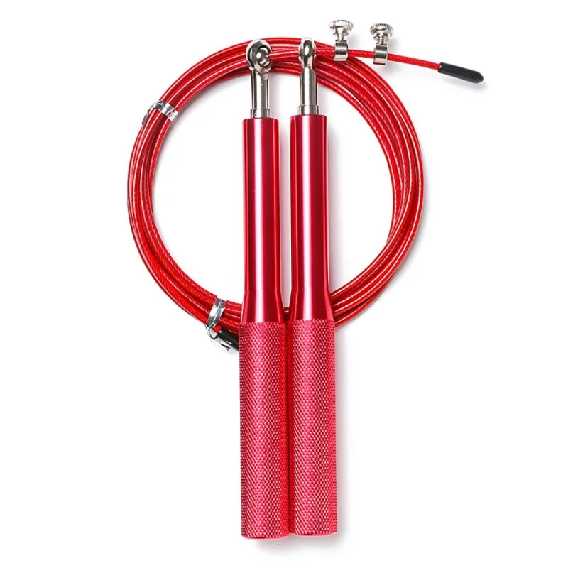 Износостойкие алюминиевые скакалки свободного контроля скорости Скакалка для фитнеса - Цвет: Red